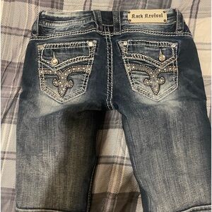 Size 27 Rock Revival womens Jean Shorts
